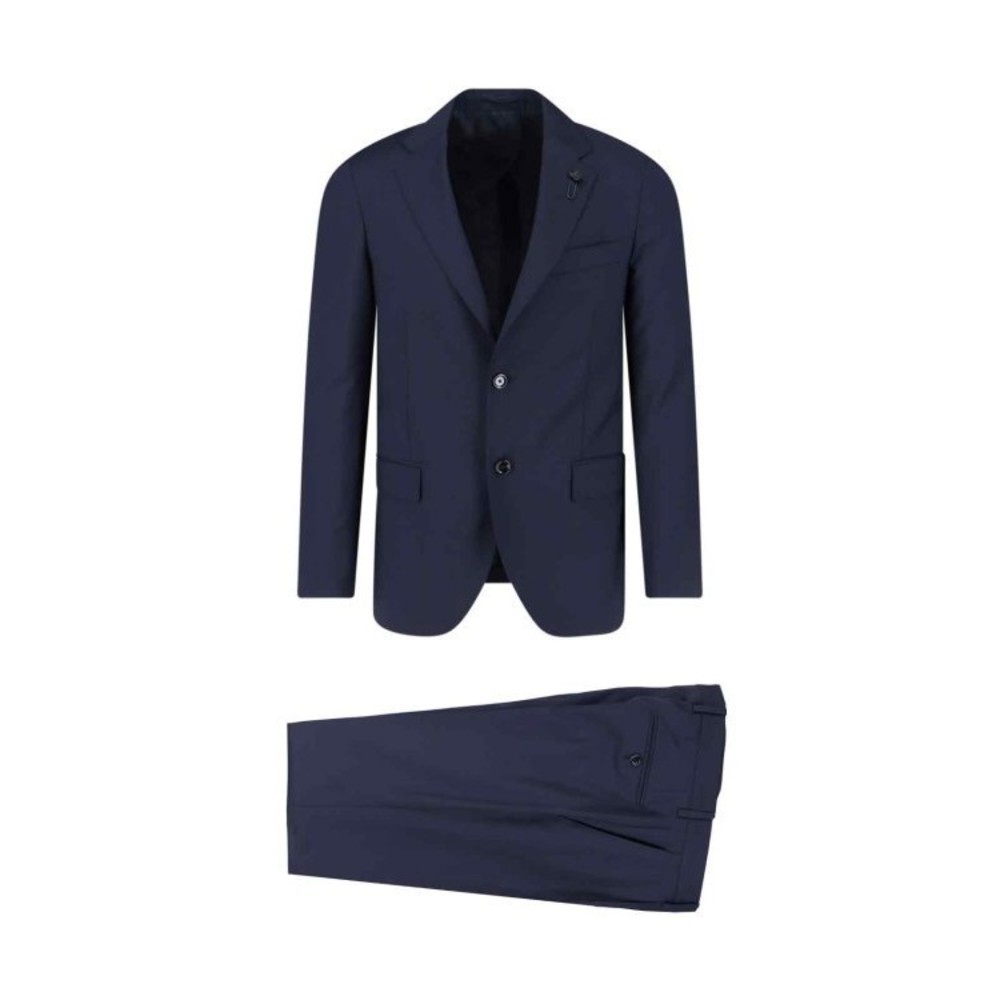 Lardini Tailored Two-Button Blazer And Slim-Fit Trousers Set - NWT
